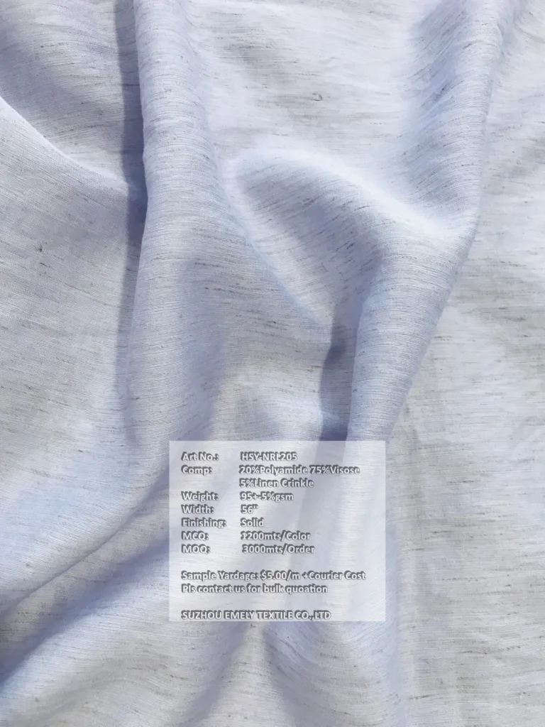 blended linen fabric