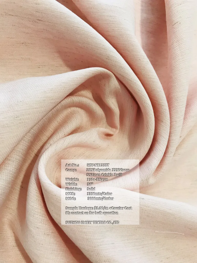 blended linen fabric