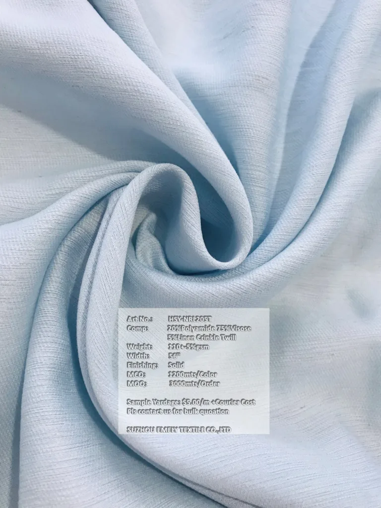blended linen fabric
