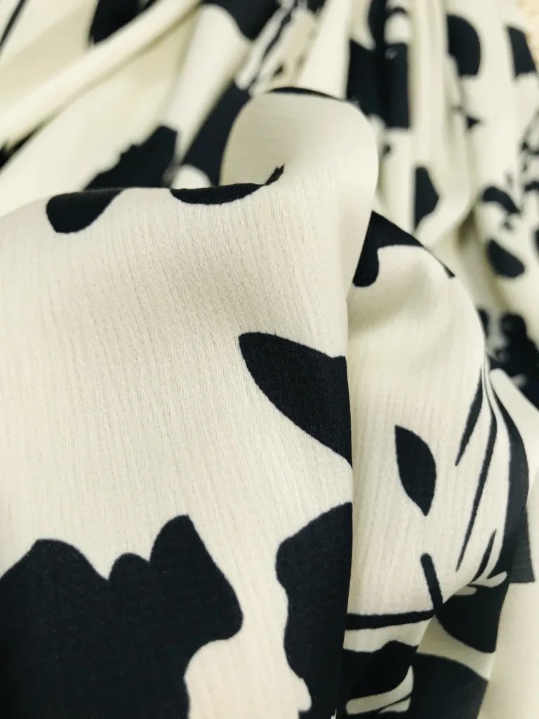 Polyester Seersucker Bubble Printed Fabric