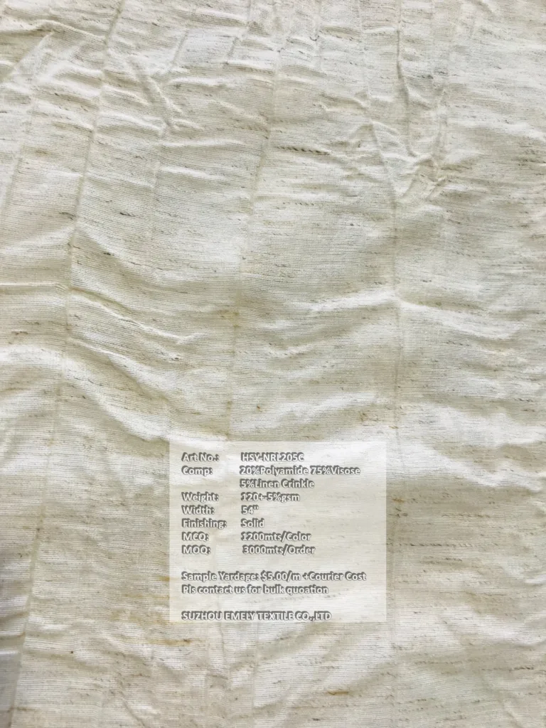 blended linen fabric
