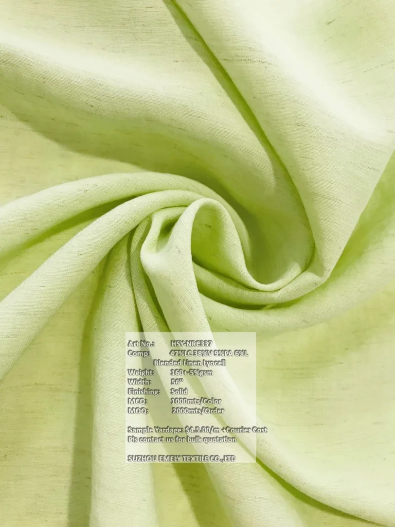 lime cream fabric