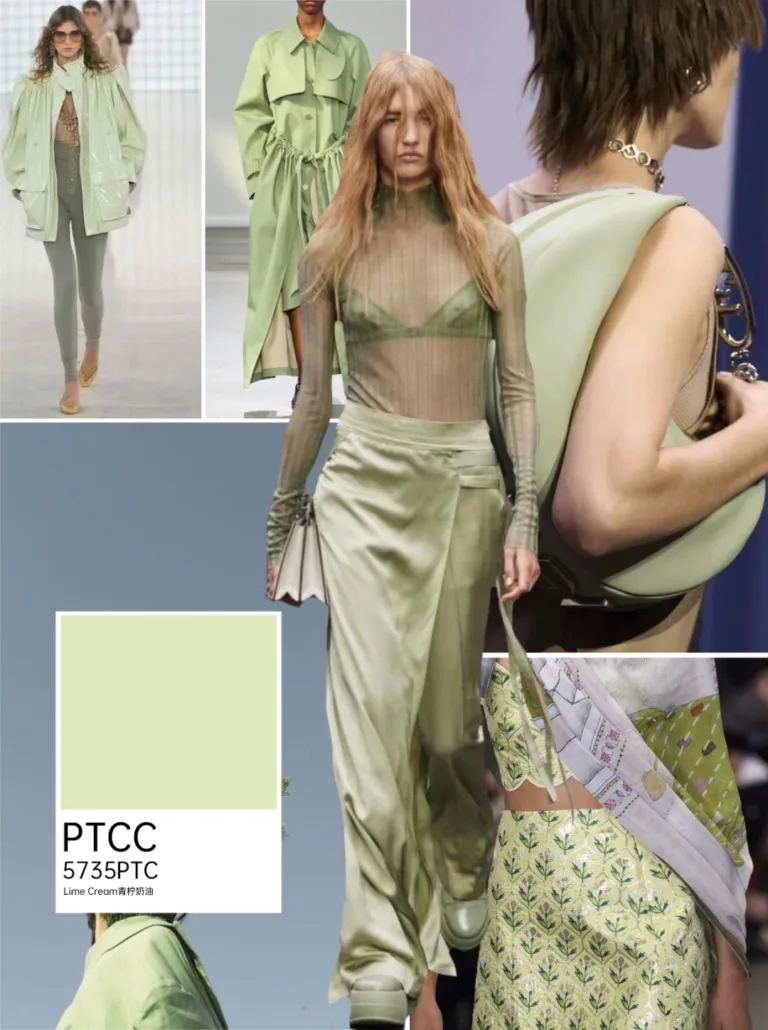 Colour Forecast SpringSummer 2025 Trend Colour - Lime Milk Green
