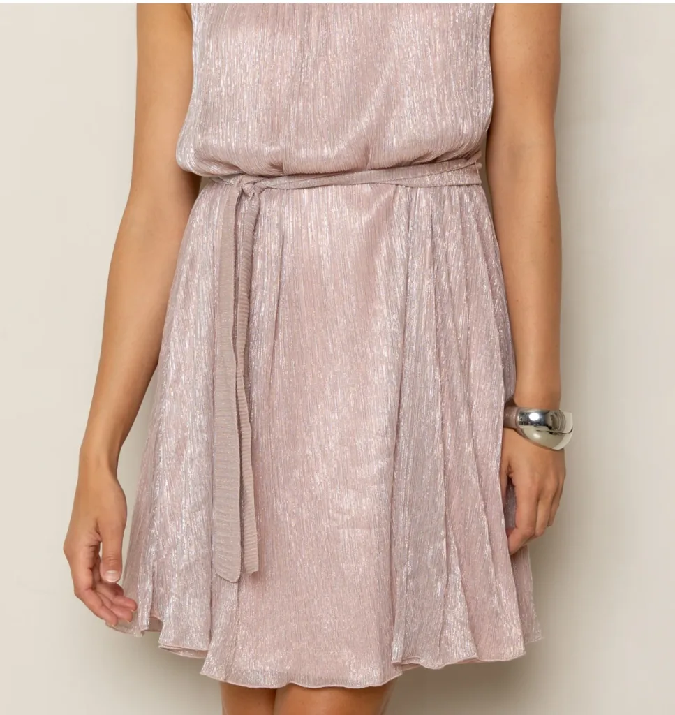 SHINY Crinkled fabric