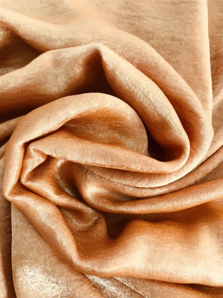 Cupro Like Polyester fabric Airflow Effect