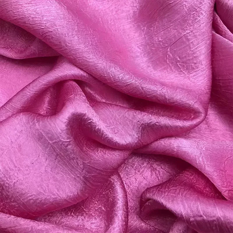 Acetate like Satin Fabric with Crumple imitation acetic acid Dubai Crepe (2)