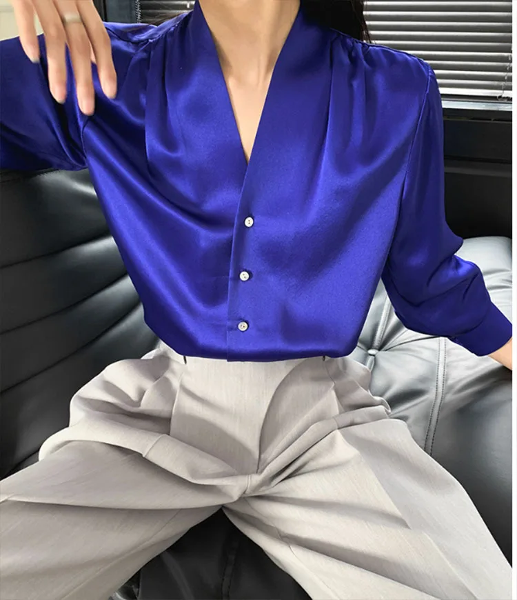 Acetate like double side Satin Fabric