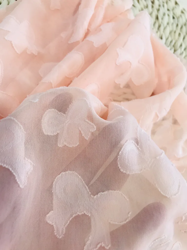 POLYESTER CHIFFON JACQUARD Bow tie (2)