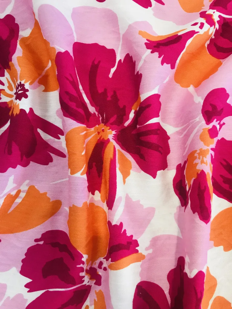 Polyamide Viscose Crinkled Fabric