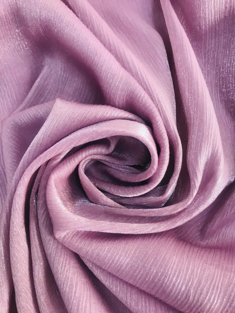 Polyamide Viscose Shiny Crinkled Fabric (3)