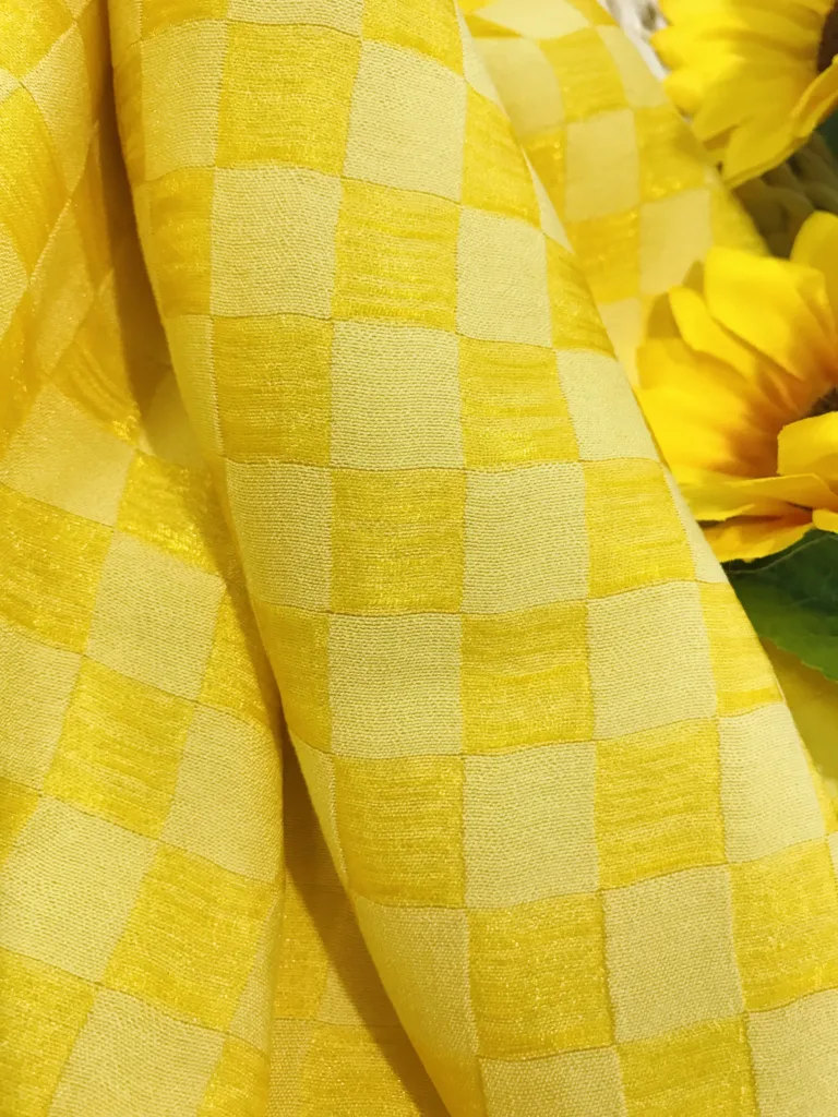 Polyamide visvose plaid fabric (2)