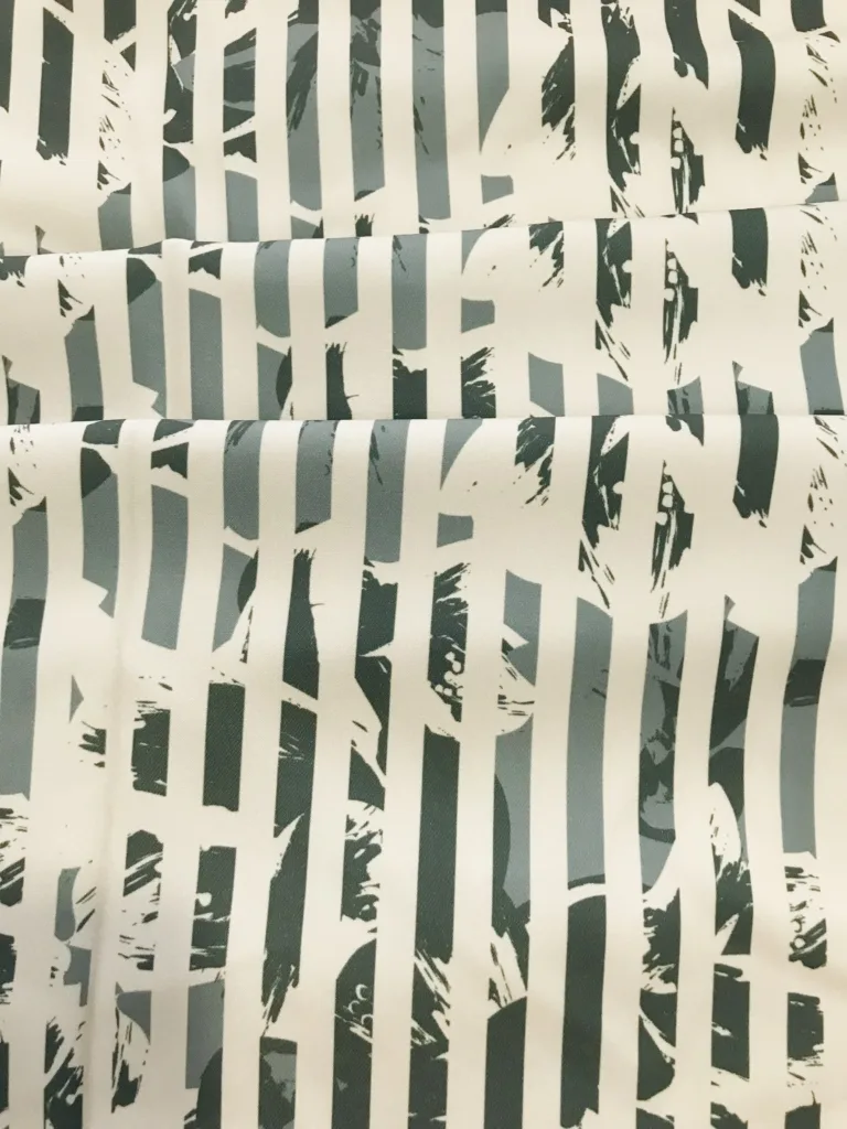 Polyester 4way Stretch Twill fabric with printing