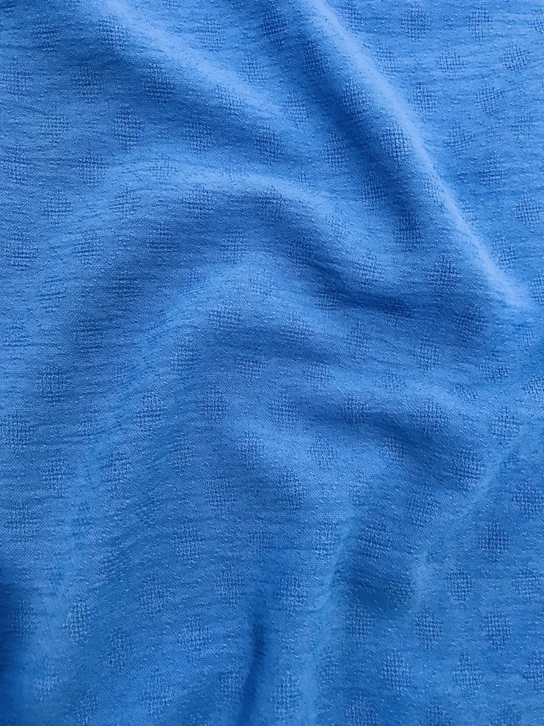 Polyester CEY Dobby Stretch Fabric Rhombic Design
