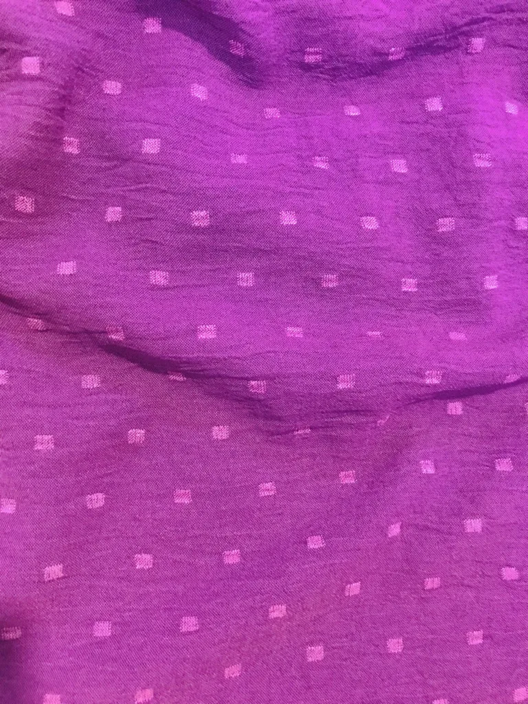 Polyester CEY Dobby Stretch Fabric with Square dots Design