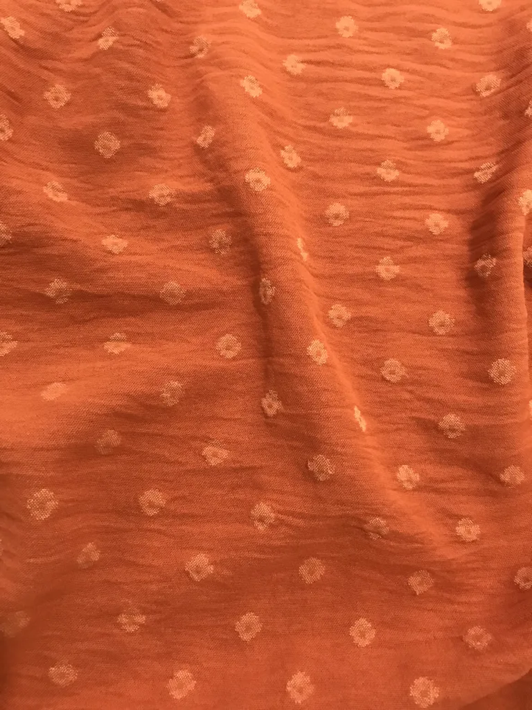 Polyester CEY Dobby Stretch Fabric with dots Design