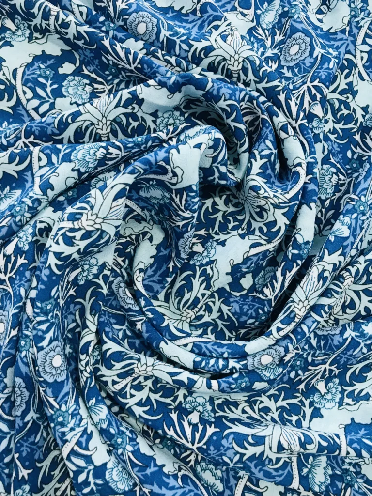 Polyester CREPE printed fabric CDC (5)