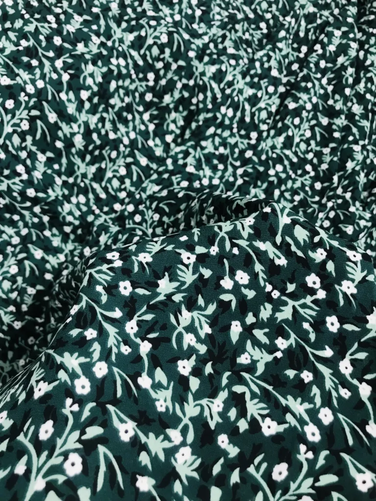 Polyester CREPE printed fabric CDC fabric (3)