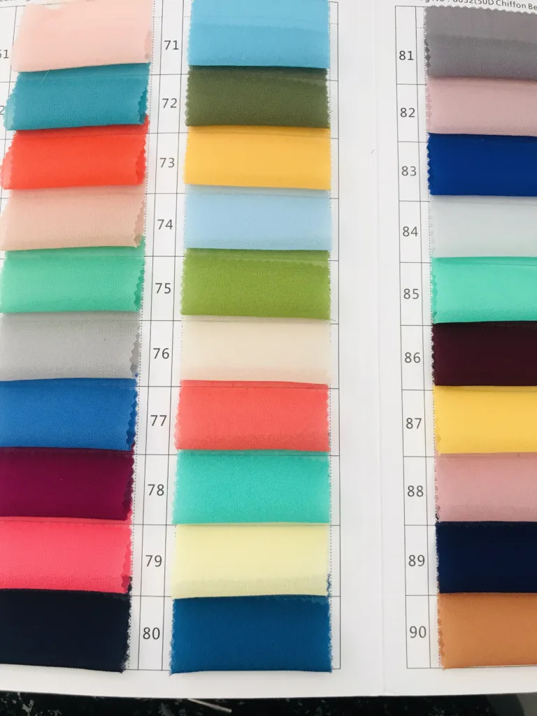 Polyester Chiffon Bead Crepe Fabric (3)