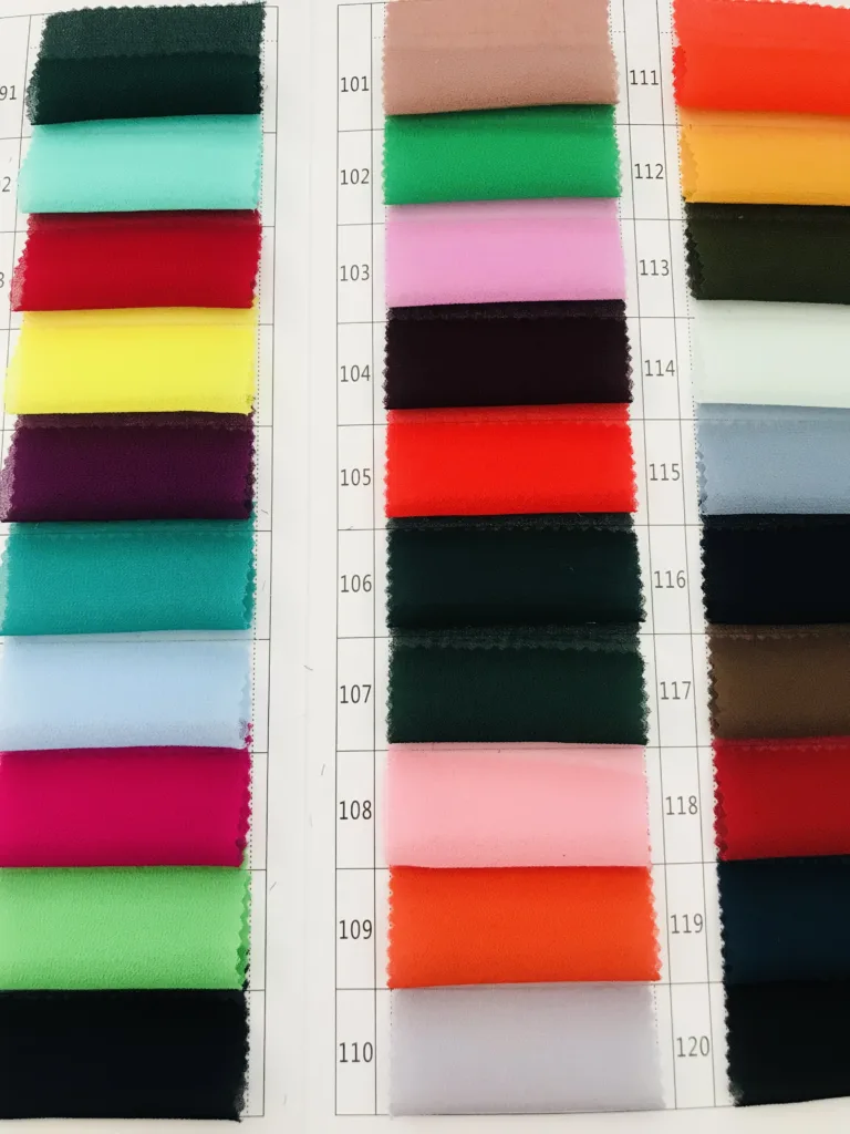 Polyester Chiffon Bead Crepe Fabric (4)