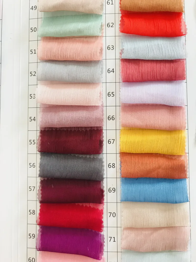 Polyester Crinkled Chiffon Fabric (2)