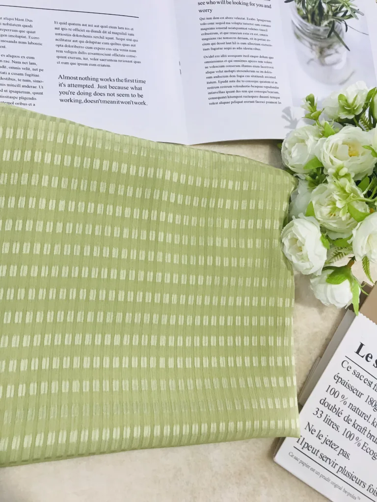 Polyester Dobby Satin Plaidn Fabric (2)