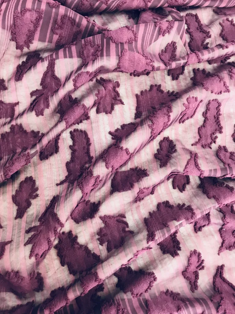 Polyester Jacquard Chiffon Fabric