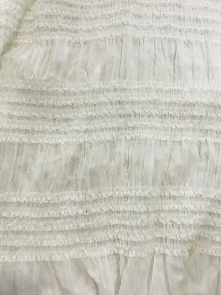 Polyester Jacquard Chiffon Fabric Crochet Embroidery (2) Foliage Lace Mullein Lace