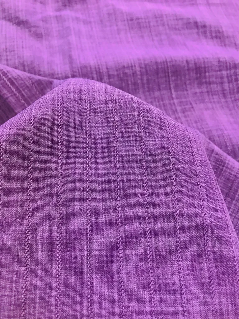 Polyester Linen Like Dobby Stripe Fabric (4)