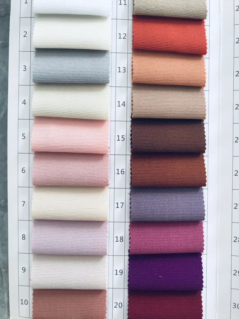 Polyester Linen Like fake linen fabric Melange style (2)