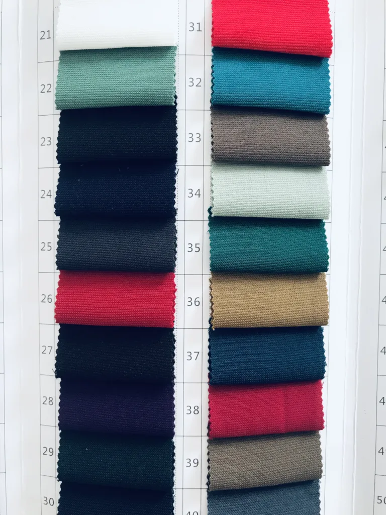 Polyester Linen Like fake linen fabric Melange style (4)