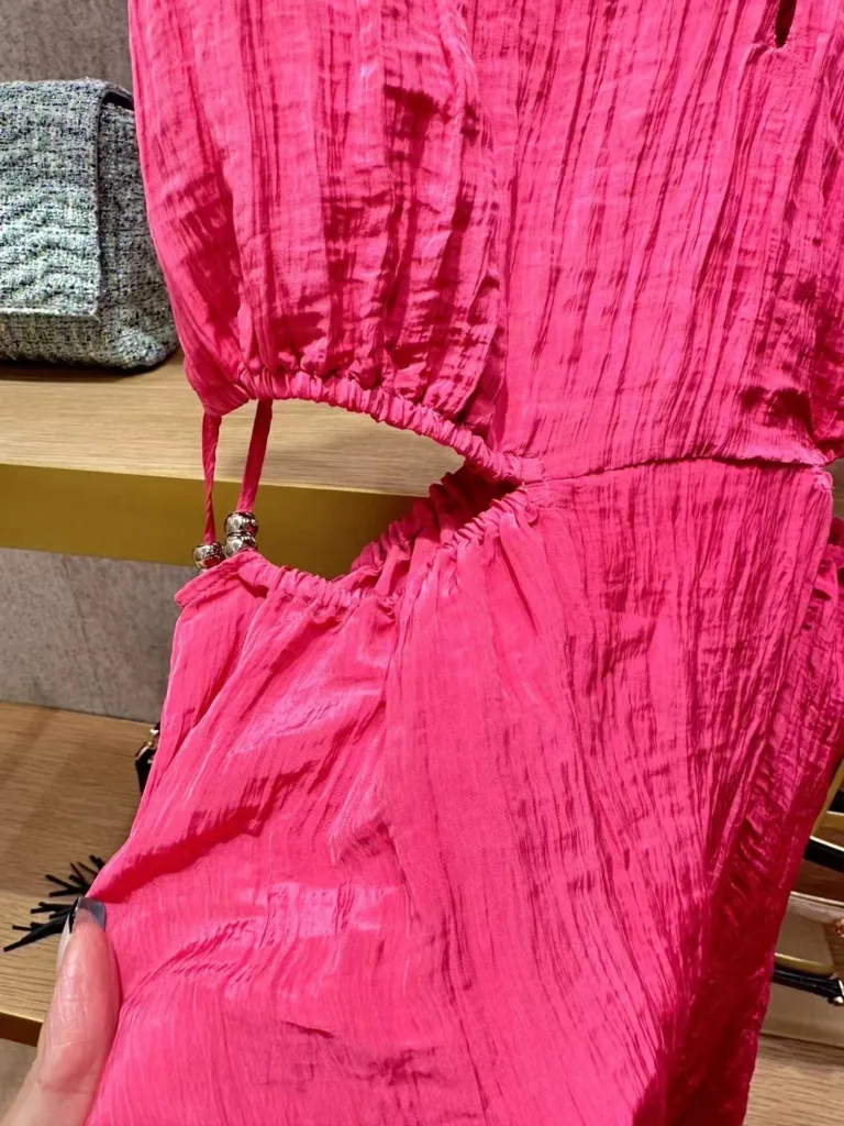 Polyester Nylon Crinkled Fabric (2)