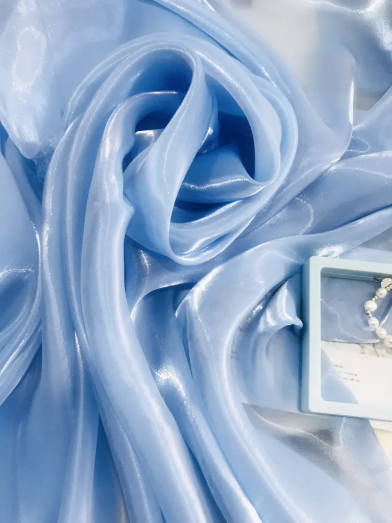 Polyester Shiny Light Satin transparent style