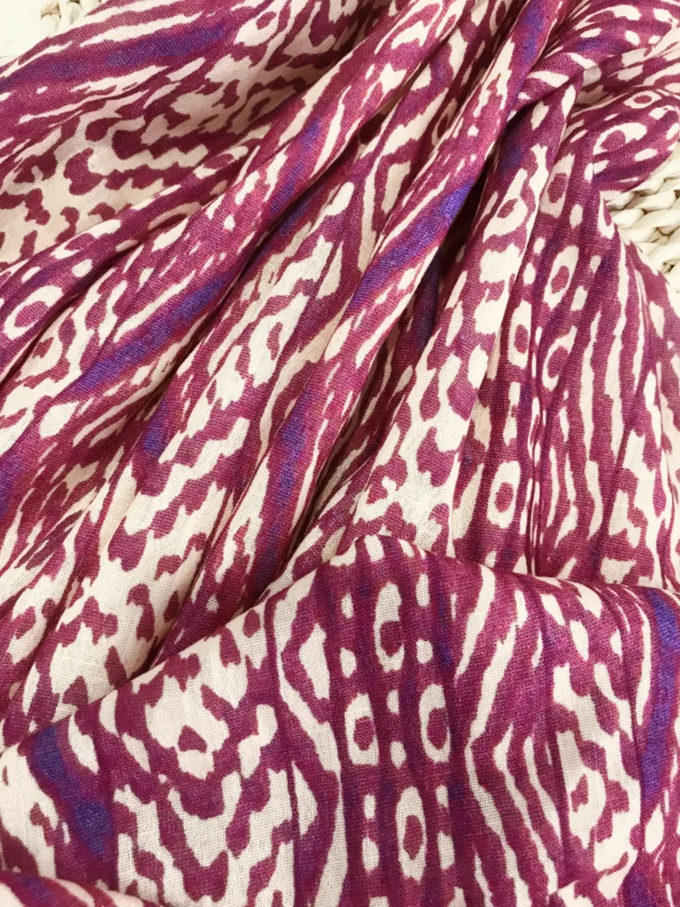 Polyester Spun Linen Like Fabric with snake
