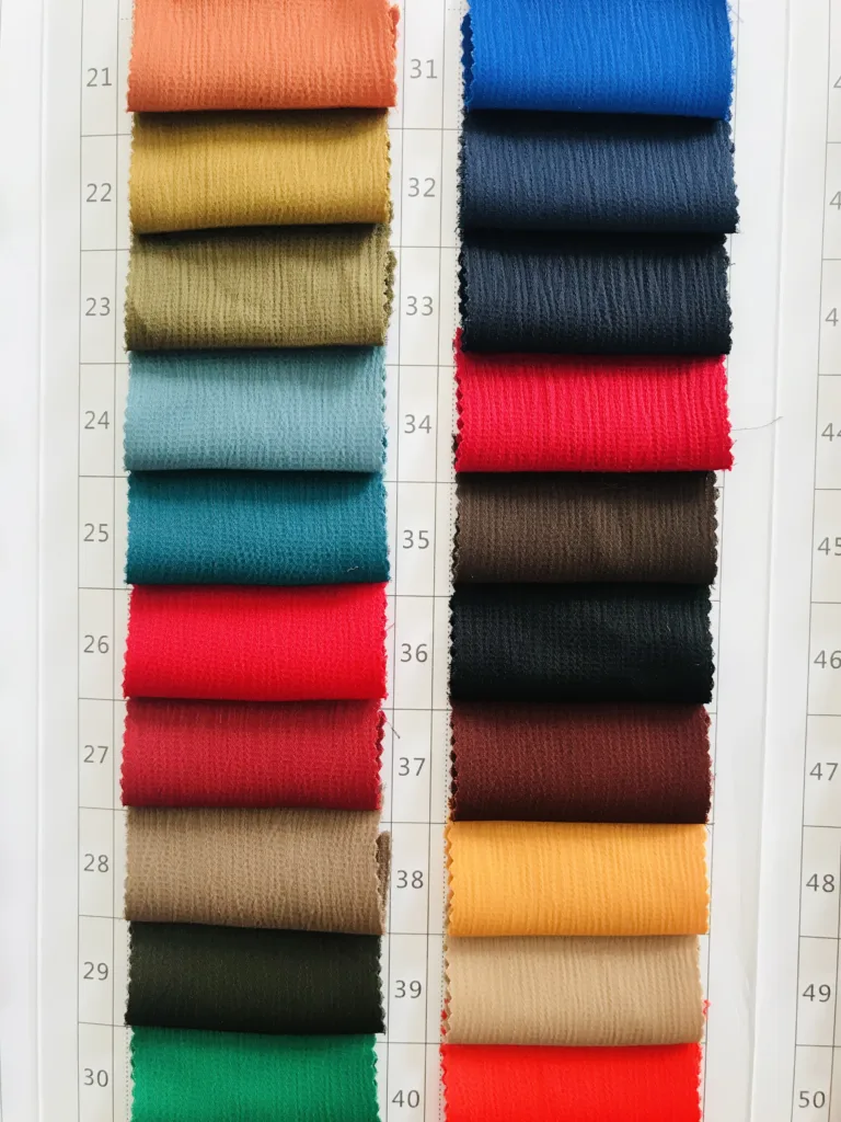 Polyester Stretch Seersucker Bubble (2)