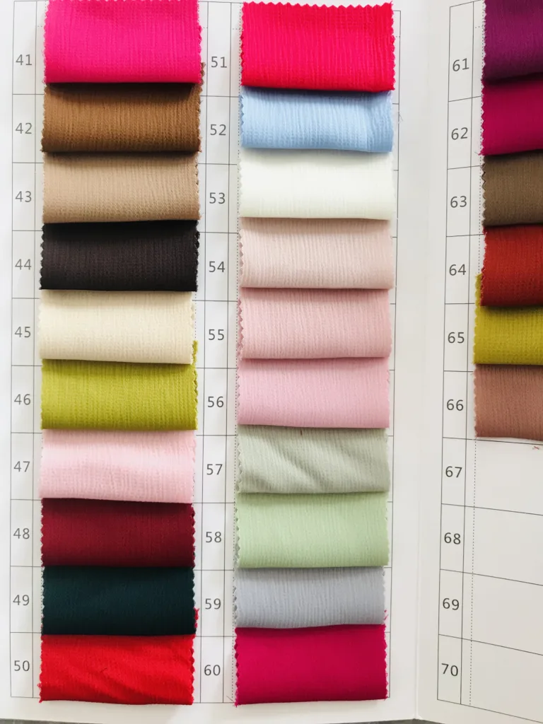 Polyester Stretch Seersucker Bubble fabric