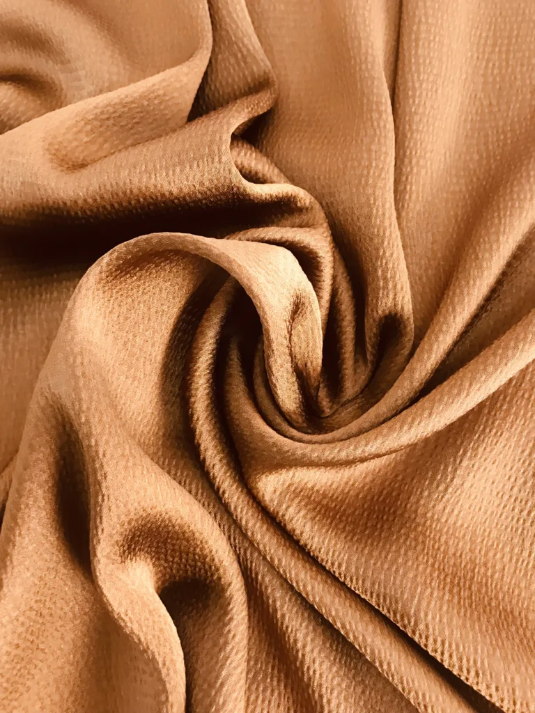 Polyester Stretch Seersucker Satin fabric