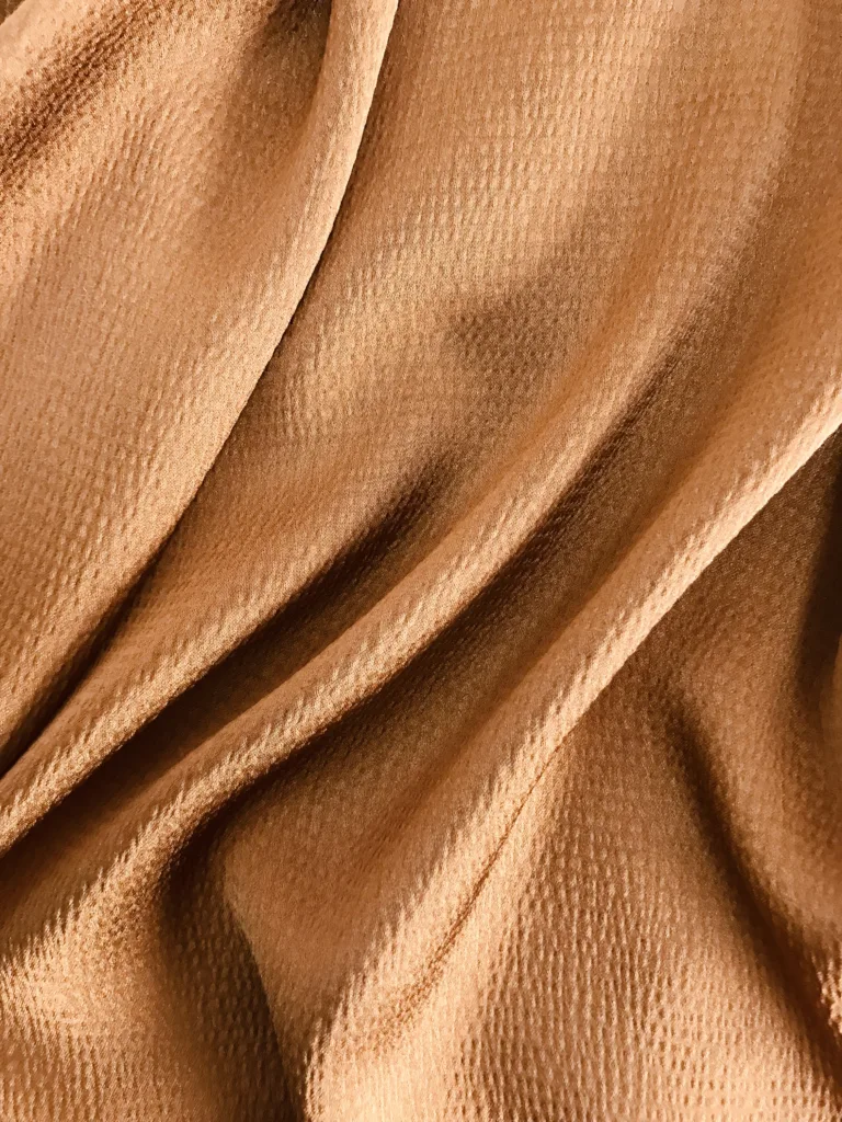 Polyester Stretch Seersucker Satin fabric with fancy print design