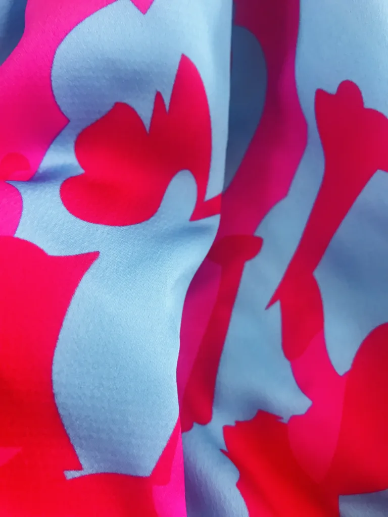 Polyester Stretch Seersucker Satin fabric
