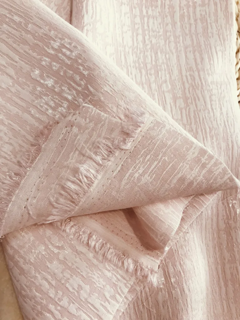 Polyester Viscose TR Jacquard Fabric (2)