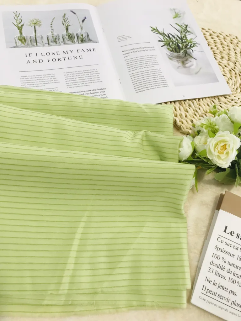 Polyester Viscose TR Jacquard Fabric