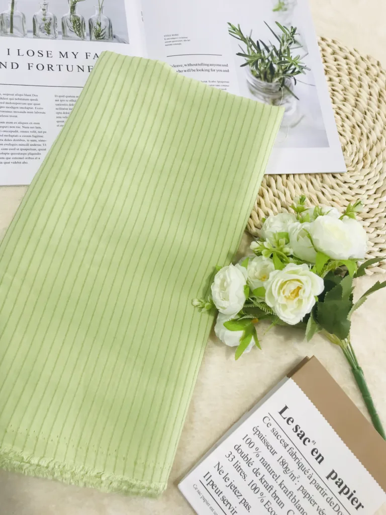 Polyester Viscose TR Jacquard Fabric