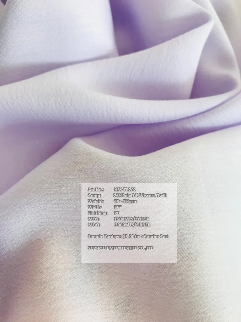 Polyester Viscose TR Twill Shiny (4)