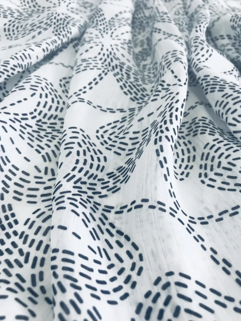 Poyester 2 layer Chiffon printed fabric (4)