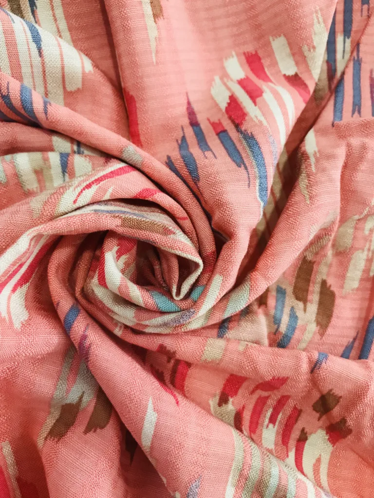 Printed JACQUARD VISCOSE FABRIC (3)