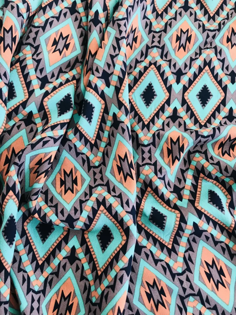 Printed Viscose Plain Fabric