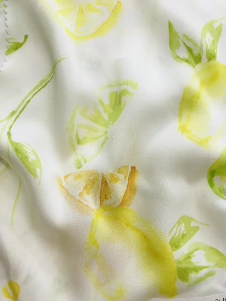 Printed Viscose Satin Fabric