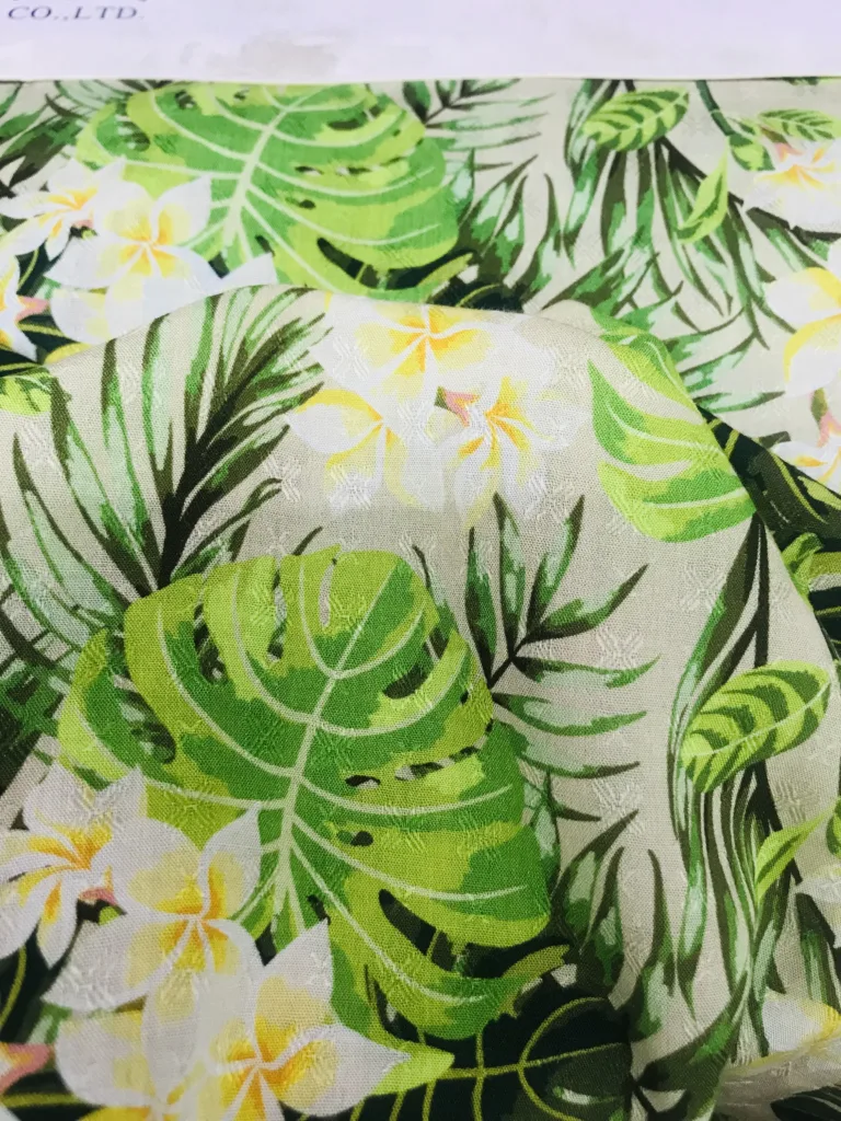 Printed jacquard viscose fabric (3)