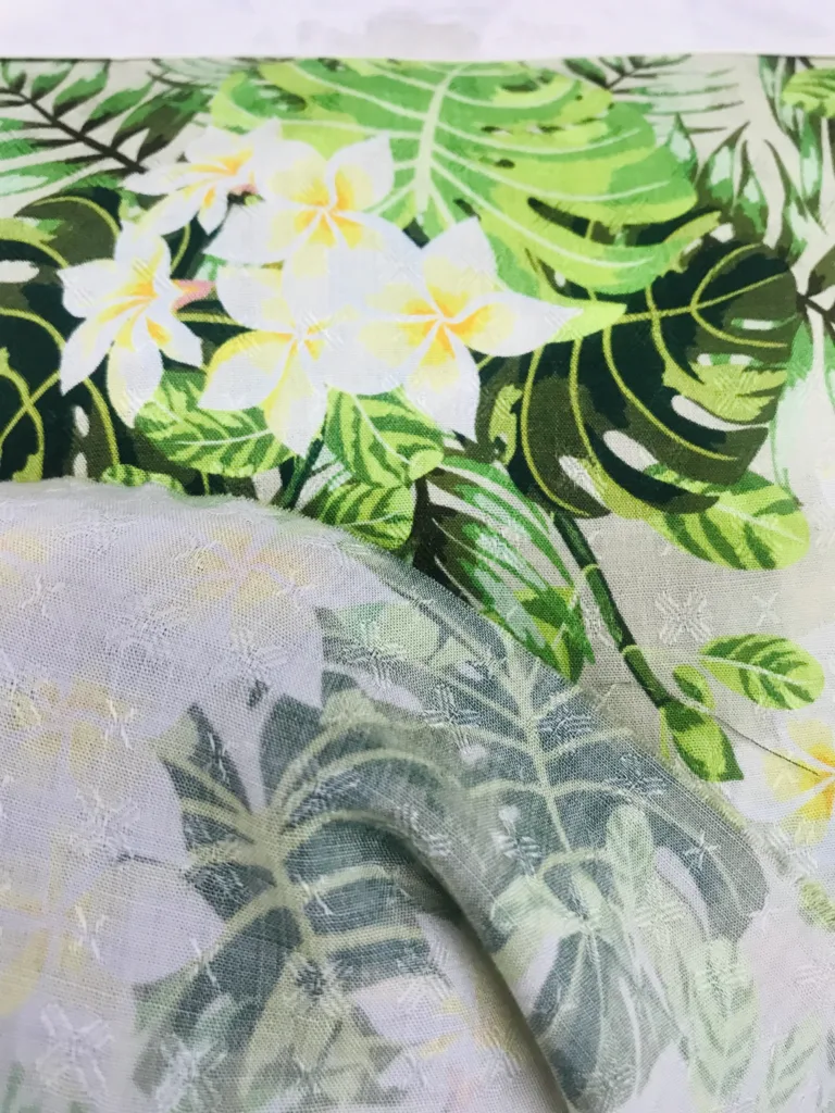 Printed jacquard viscose fabric (4)