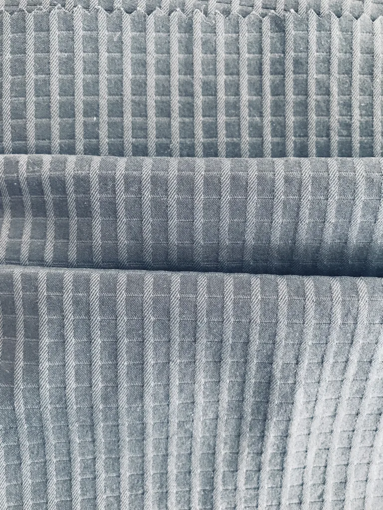 T400 Jacquard Check 2 layer fabric for coat,outwear, jackets,pants, suits