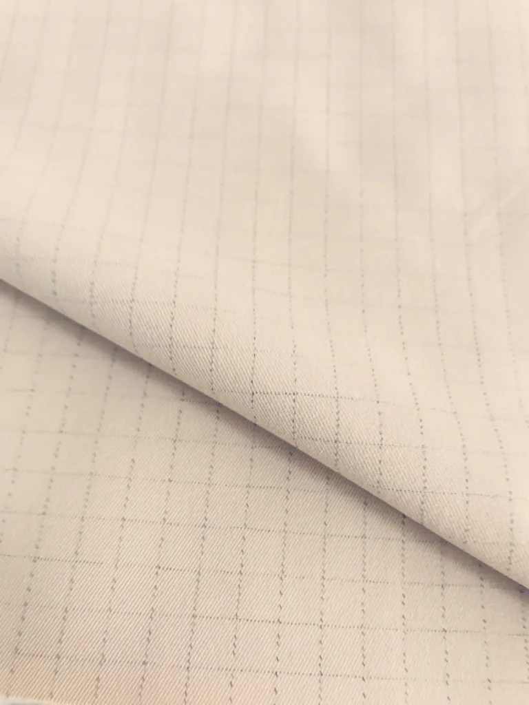 T800 Cotton Like Black Yarn Stretch Fabric (3)